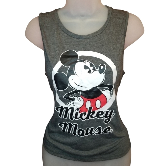 Disney Tops - Disney Official Merchandise Mickey Mouse Tank Top Side Tie 19 ptp Disney World